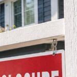 Foreclosure sign in front of a Lower Mainland home